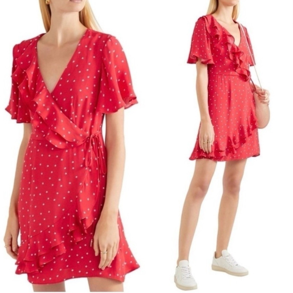 Rebecca vallance red dress medium